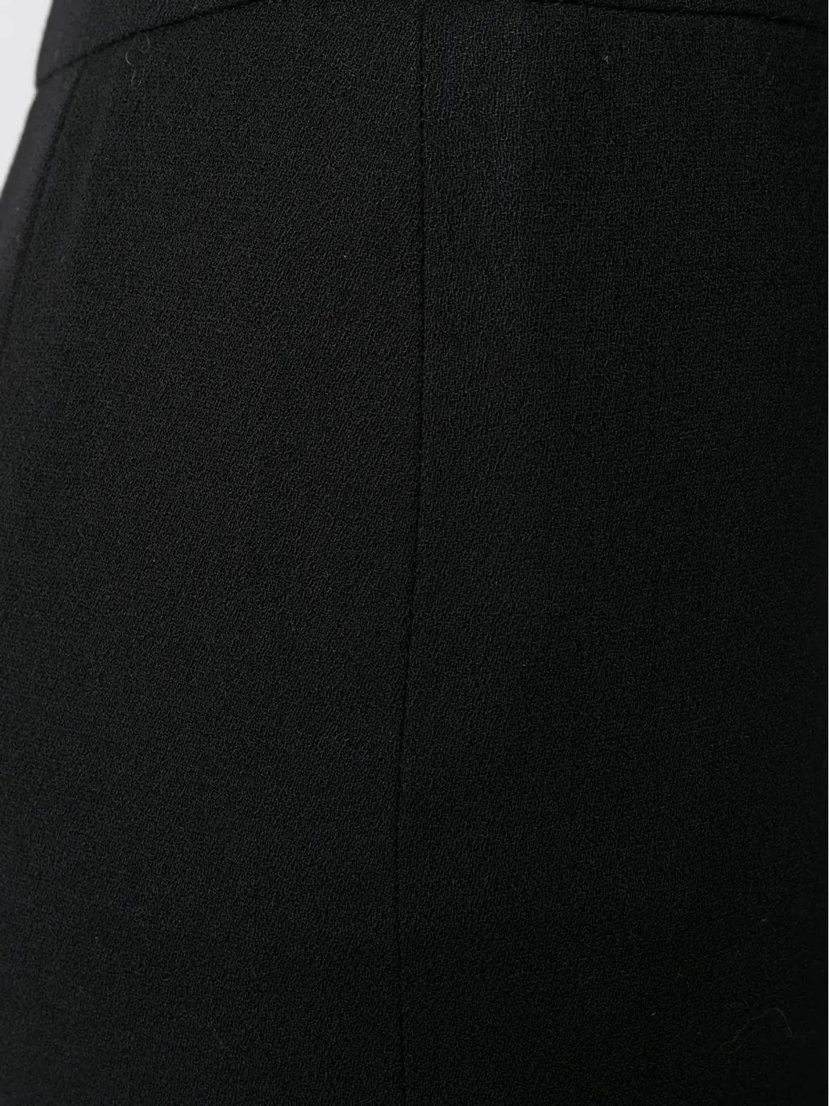 CHANEL Pre-Owned ストレートフィット テーラードパンツ ブラック - 画像5
