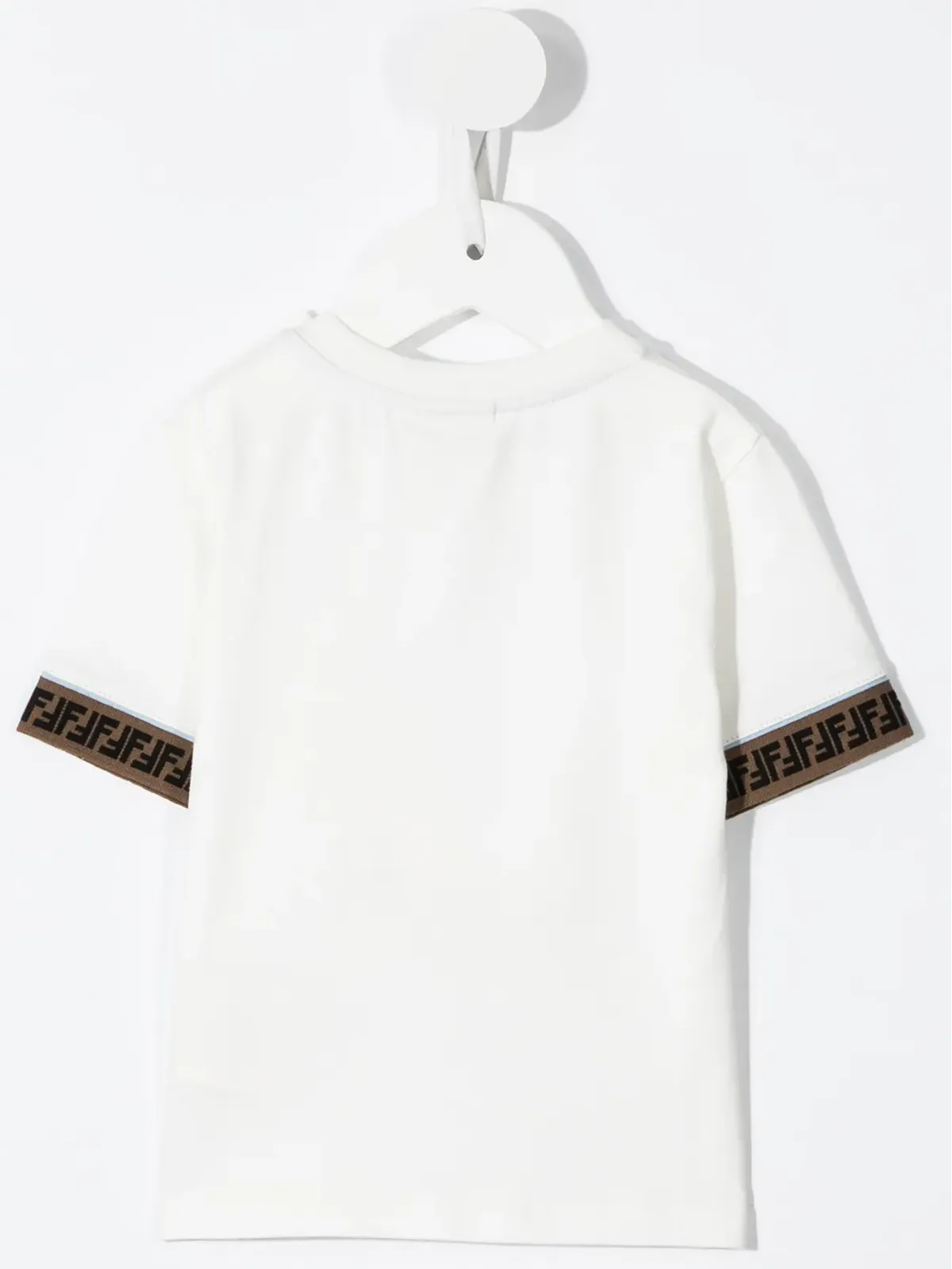 Fendi Kids ロゴトリム Tシャツ - 画像2