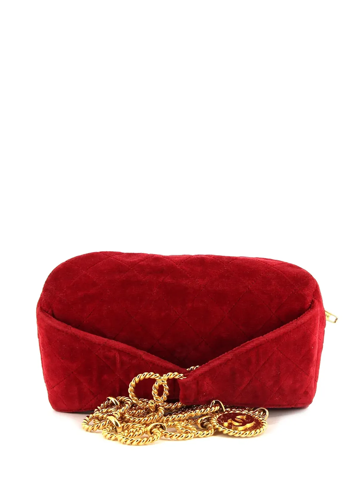 CHANEL Vintage ダイヤモンドキルティング ベルトバッグ - 画像2