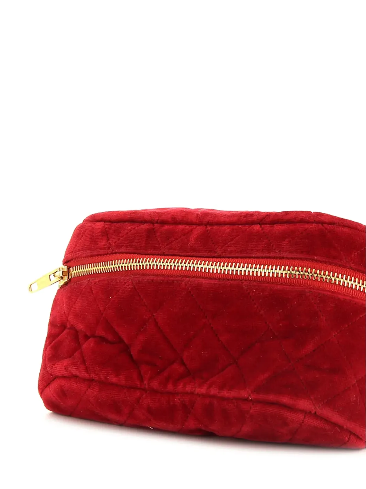 CHANEL Vintage ダイヤモンドキルティング ベルトバッグ - 画像4