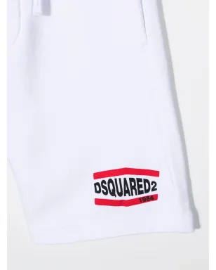 DSQUARED2 KIDS ロゴプリント トラックショーツ - サムネイル3