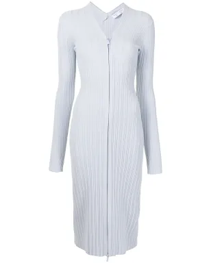 Proenza Schouler White Label リブ編みニットカーディガン風ワンピース - ブルー - サムネイル1
