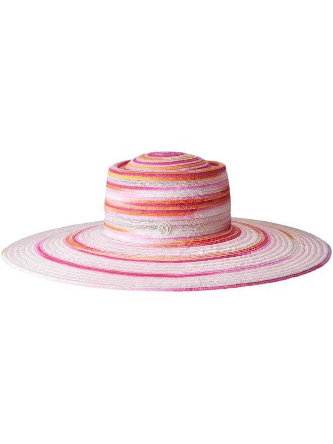 Maison Michel Maison Michel Katカラー・ブロック サンハットの商品画像