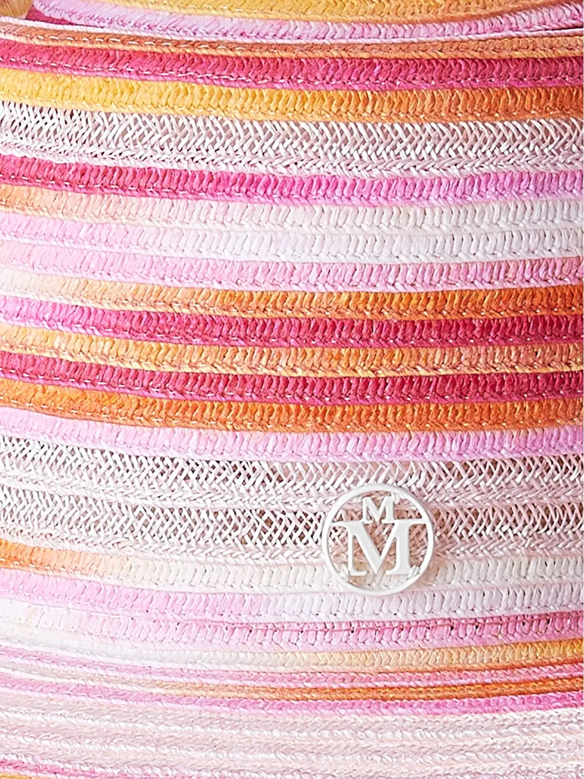 Maison Michel Katカラー・ブロック サンハット - 画像2