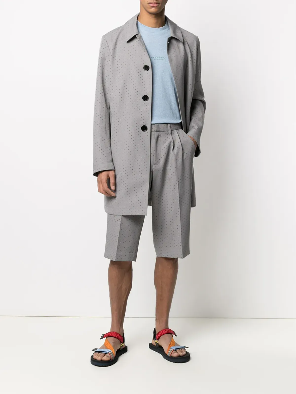 Viktor & Rolf パンチングディテール テーラードショーツ - 画像2