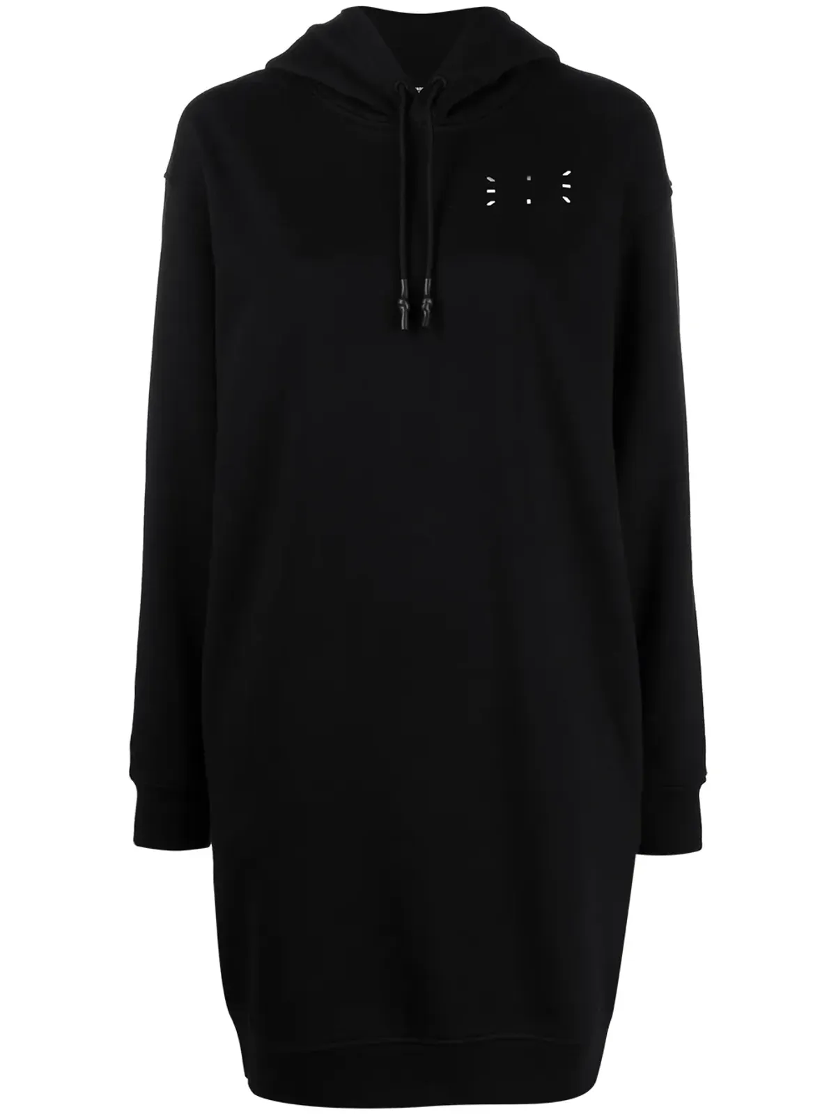 MCQ ロゴプリントのフード付きドレス - 画像1