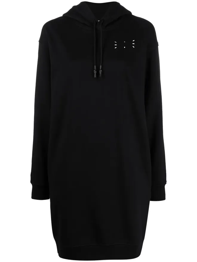 MCQ MCQ ロゴプリントのフード付きドレスの商品画像