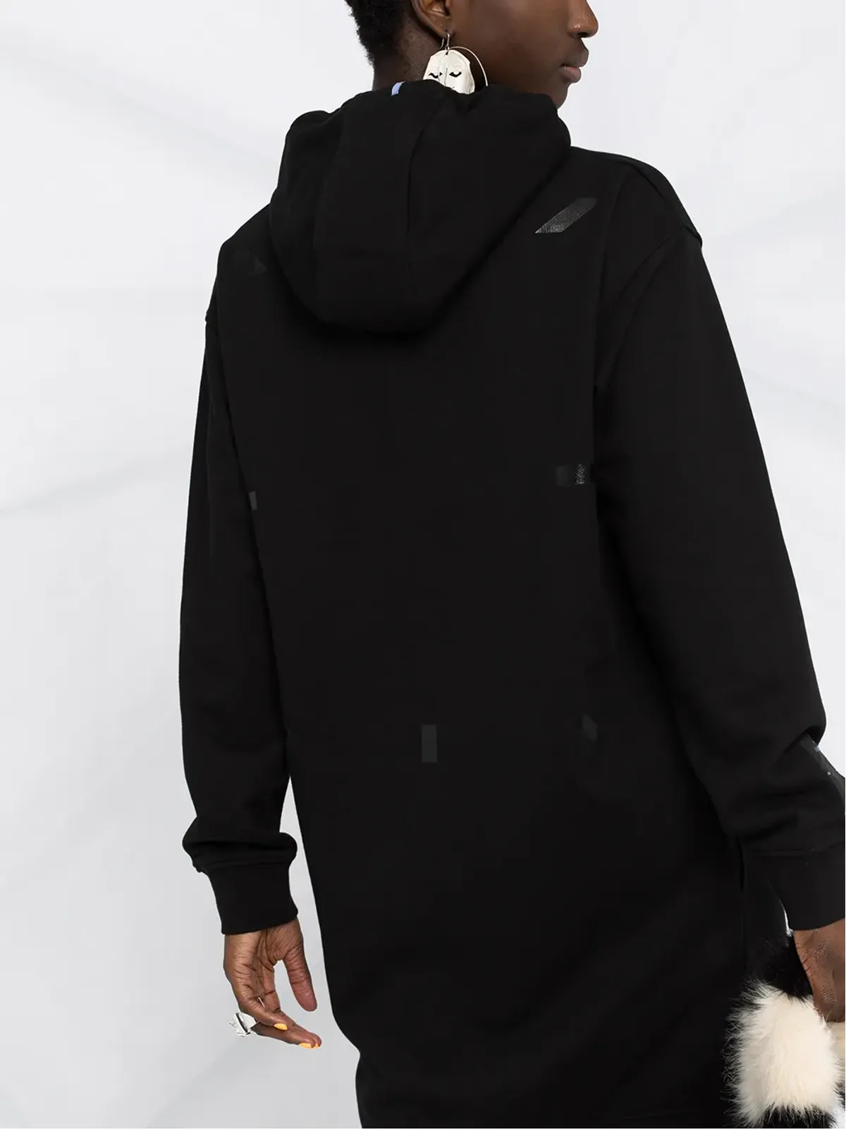MCQ ロゴプリントのフード付きドレス - 画像5
