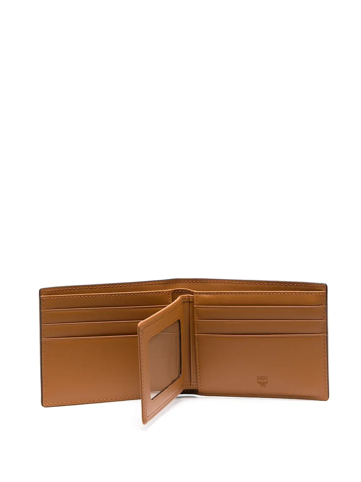 MCM ロゴ入り二つ折り財布 - 画像3