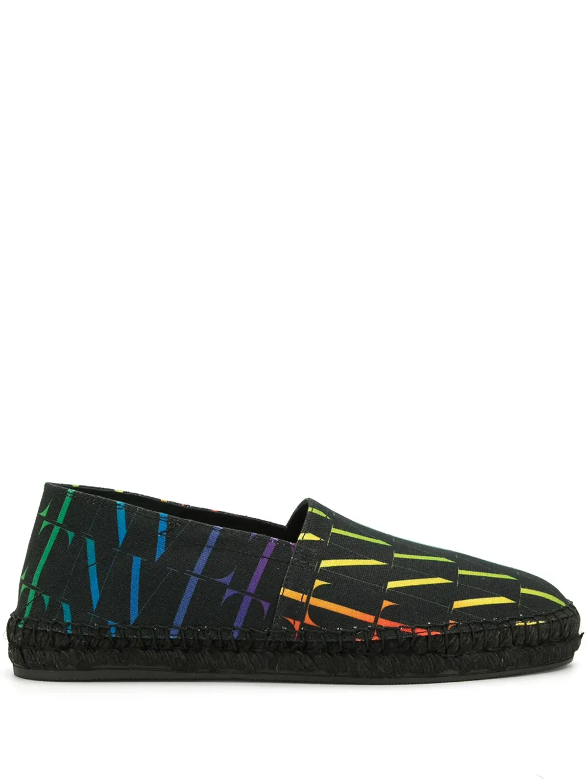 Valentino Garavani VLTN ロゴプリント エスパドリーユ - 画像1