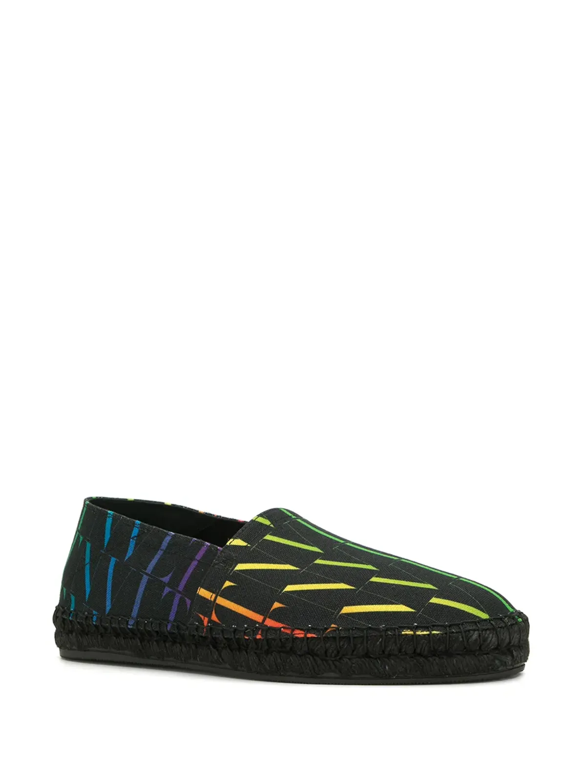 Valentino Garavani VLTN ロゴプリント エスパドリーユ - 画像2