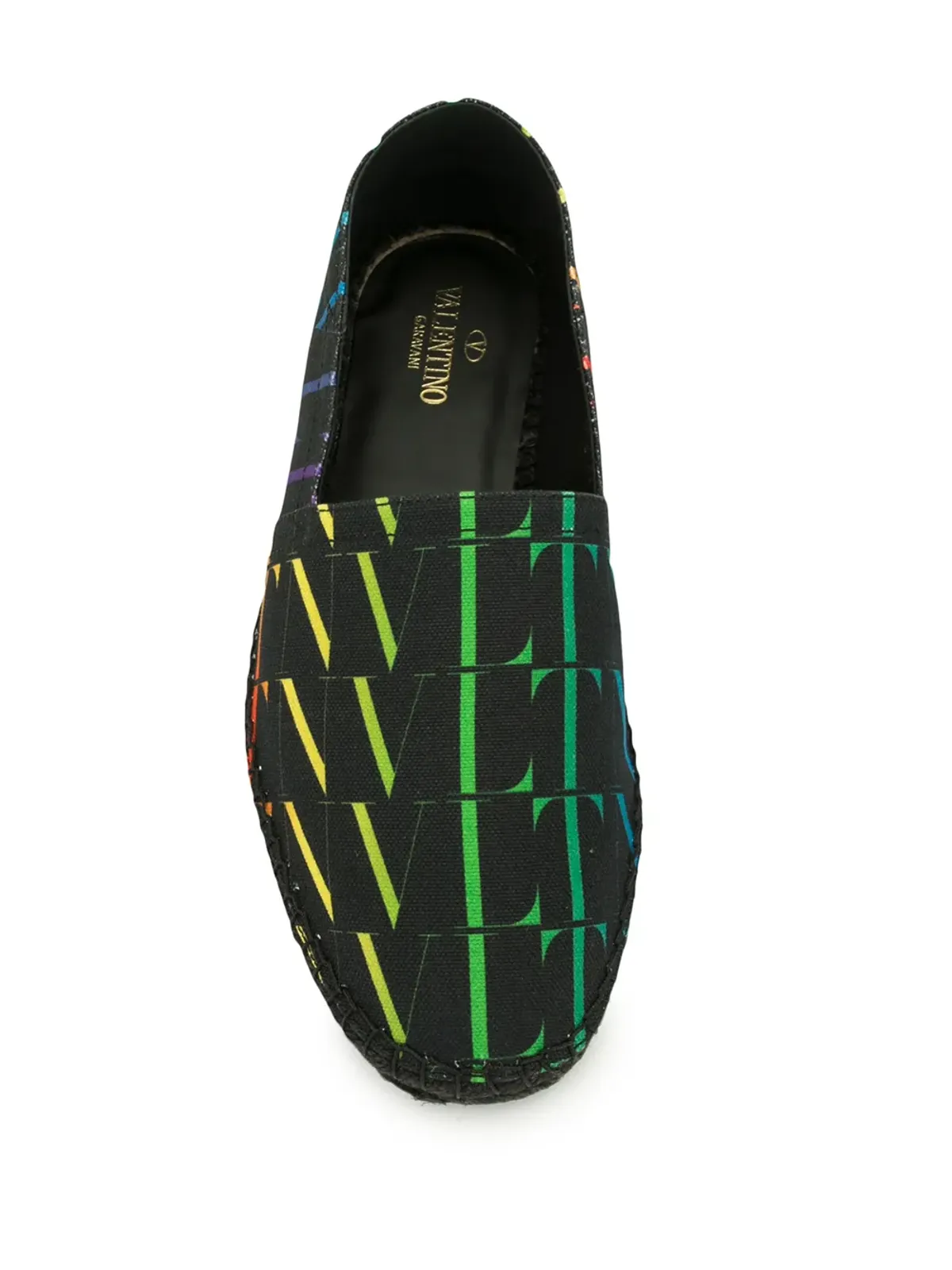 Valentino Garavani VLTN ロゴプリント エスパドリーユ - 画像4