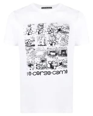 10 CORSO COMO グラフィックプリント半袖Tシャツ - サムネイル1