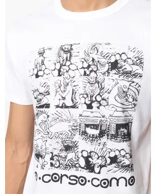 10 CORSO COMO グラフィックプリント半袖Tシャツ - サムネイル5
