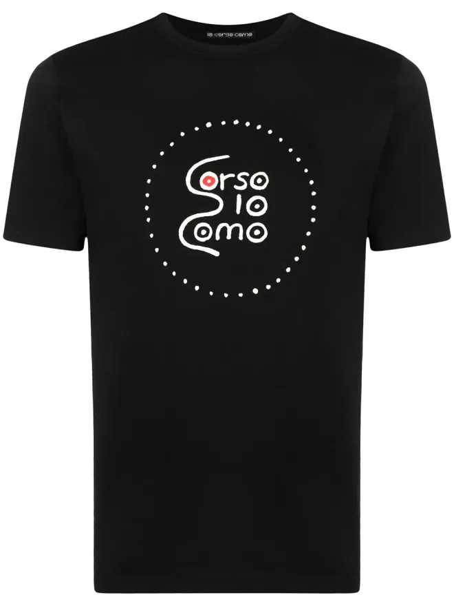 10 CORSO COMO 10 CORSO COMO ロゴプリント半袖Tシャツ ブラックの商品画像