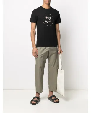 10 CORSO COMO ロゴプリント半袖Tシャツ ブラック - サムネイル2