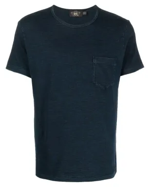 Ralph Lauren RRL パッチポケット半袖Tシャツ - ブルー - サムネイル1