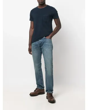 Ralph Lauren RRL パッチポケット半袖Tシャツ - ブルー - サムネイル2