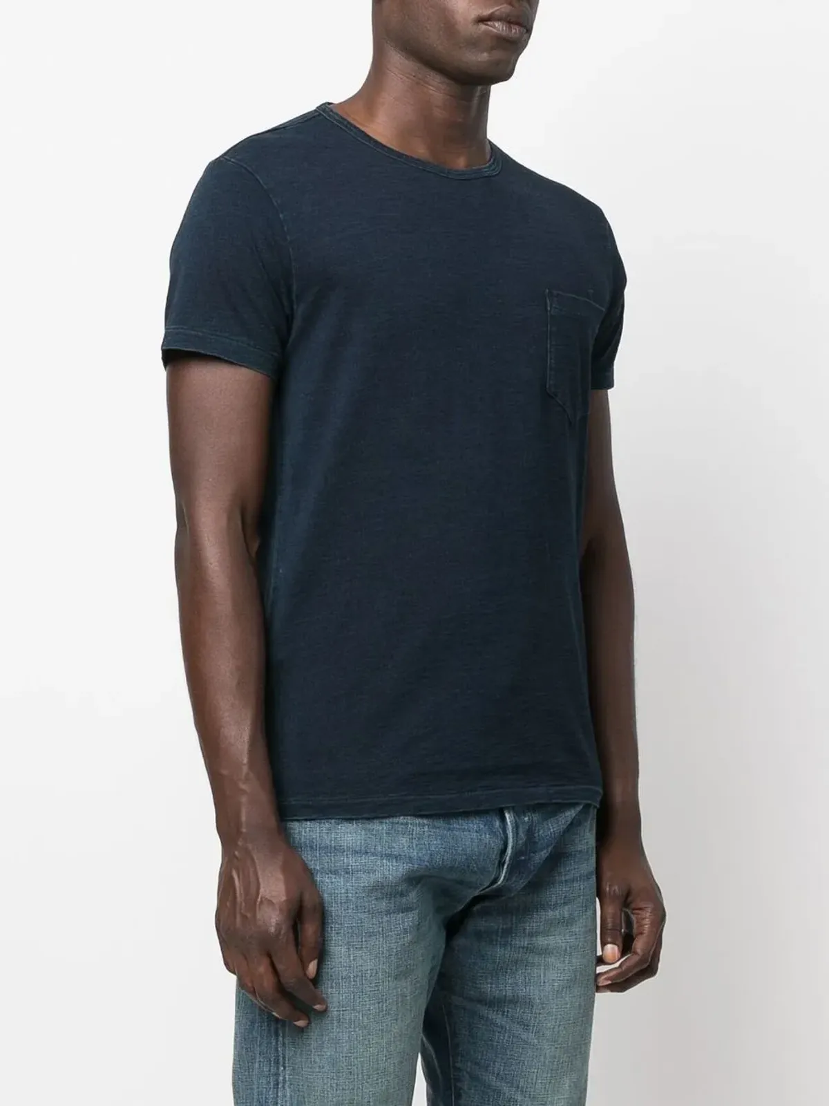 Ralph Lauren RRL パッチポケット半袖Tシャツ - ブルー - 画像3