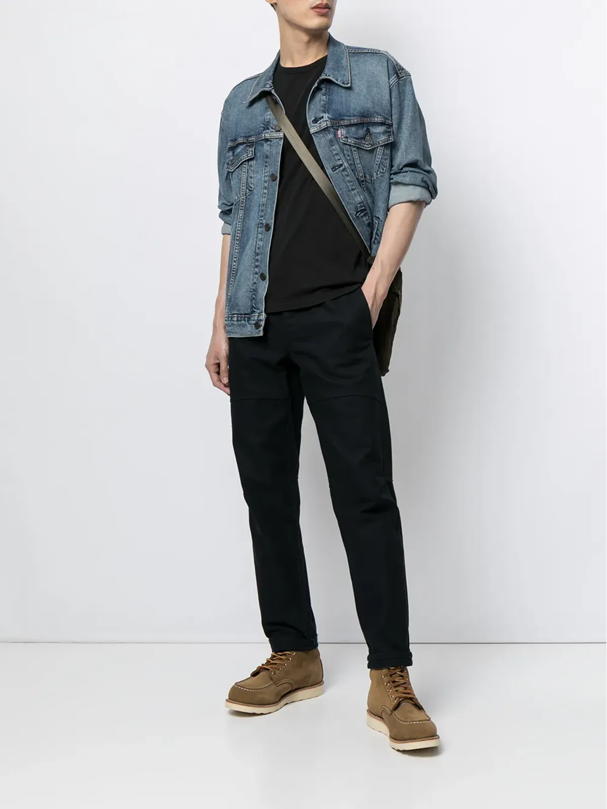 Ralph Lauren RRL ポケットディテール付きコットンTシャツ - 画像2