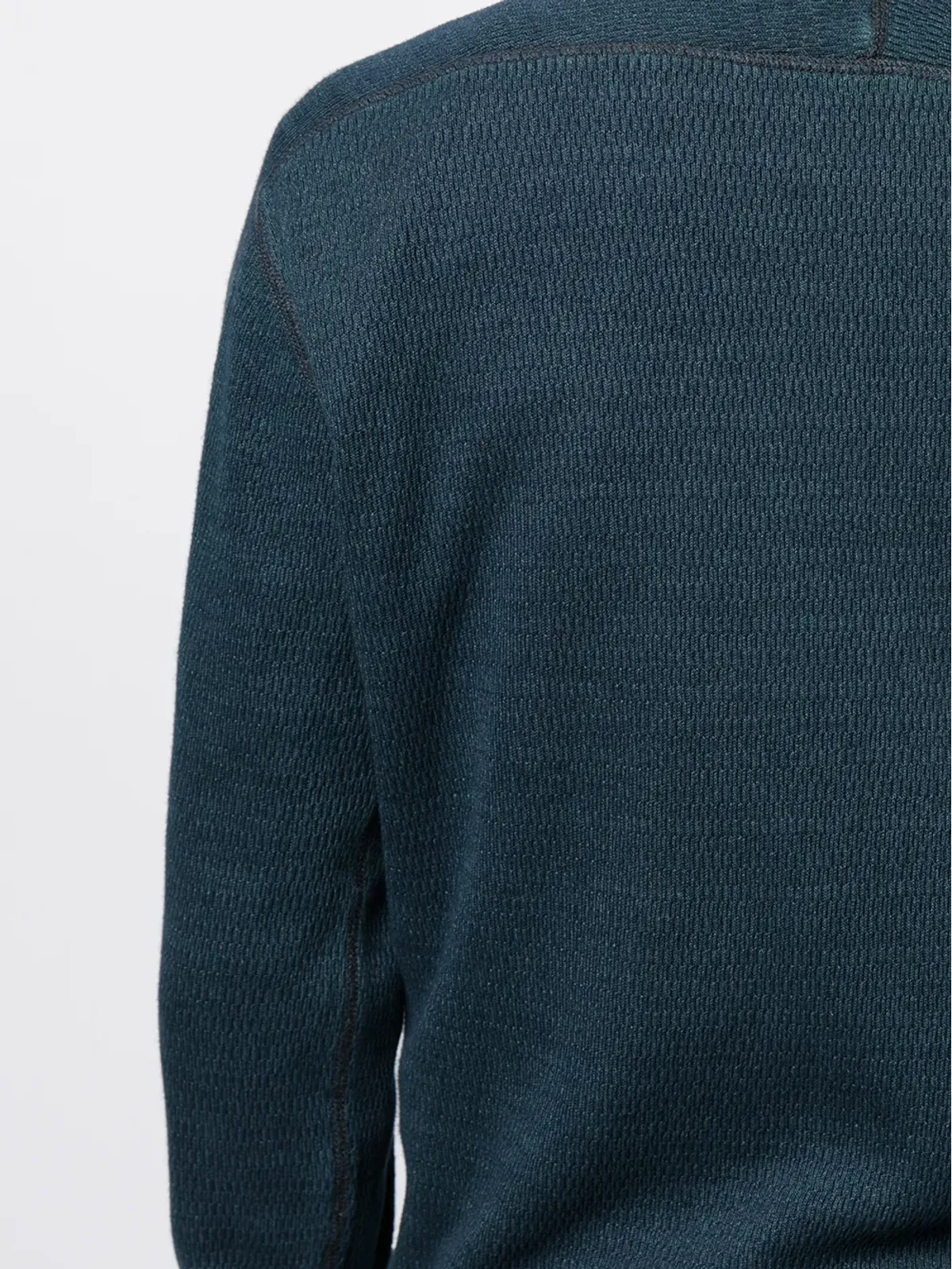 Ralph Lauren RRL ブルーのジャカード編み クルーネック ロングスリーブ ニット - 画像5