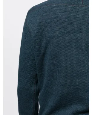 Ralph Lauren RRL ブルーのジャカード編み クルーネック ロングスリーブ ニット - サムネイル5