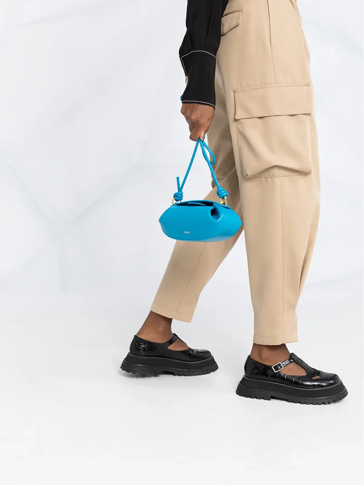 RED Valentino タイベルト付きカーゴパンツ - Brown - 画像3