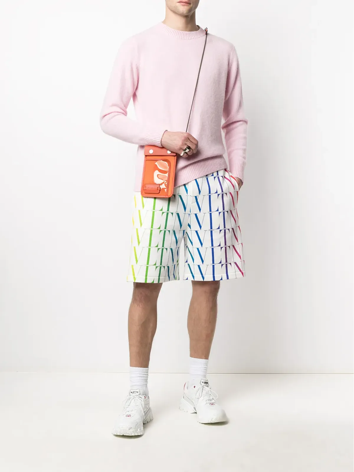 Valentino Garavani VLTN Times Bermuda shorts - White - 画像2