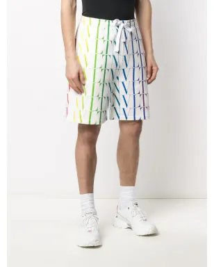 Valentino Garavani VLTN Times Bermuda shorts - White - サムネイル3