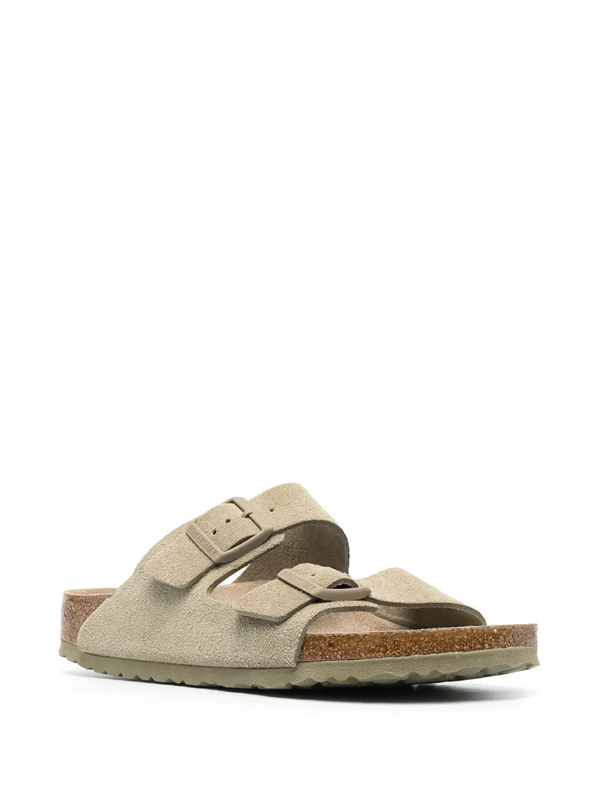 Birkenstock アリゾナ レザー サンダル - グリーン - 画像2