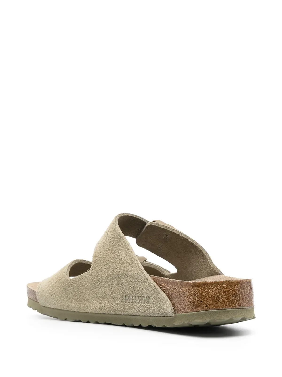Birkenstock アリゾナ レザー サンダル - グリーン - 画像3
