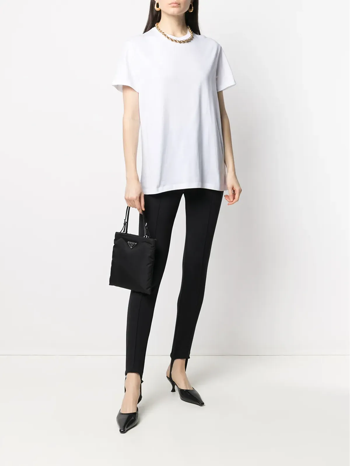 WARDROBE.NYC ラウンドネック コットン Tシャツ - 画像2
