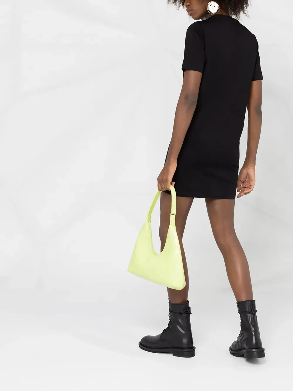DSQUARED2 logo-print T-shirt dress - Black - 画像4