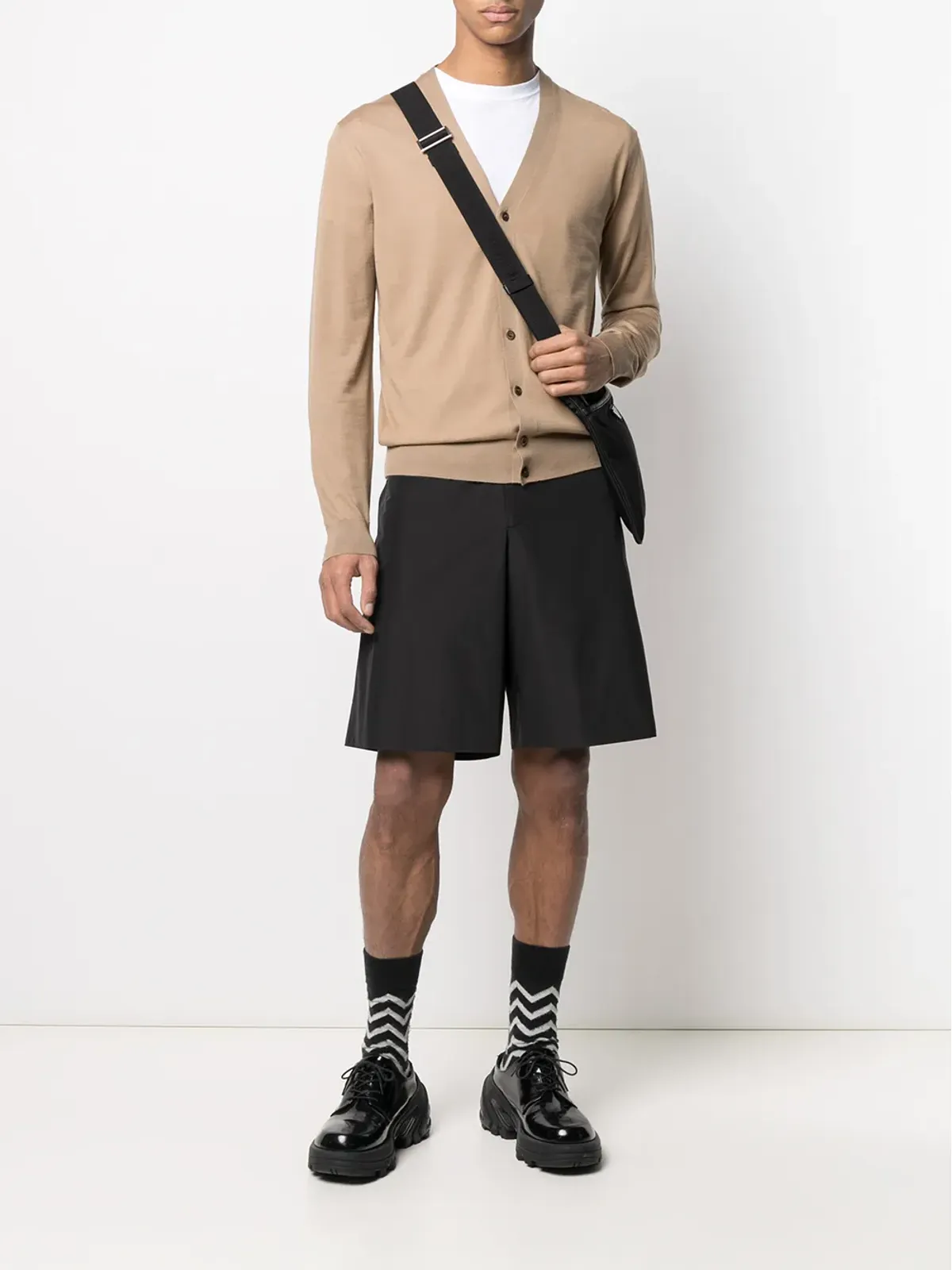 Prada ボタン付きウールカーディガン - 画像2