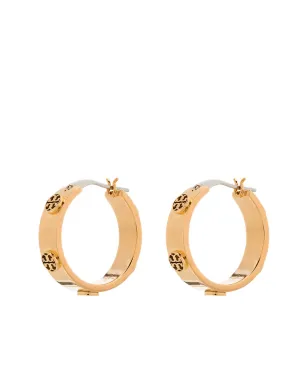 Tory Burch ミラー フープピアス - ゴールド - サムネイル1