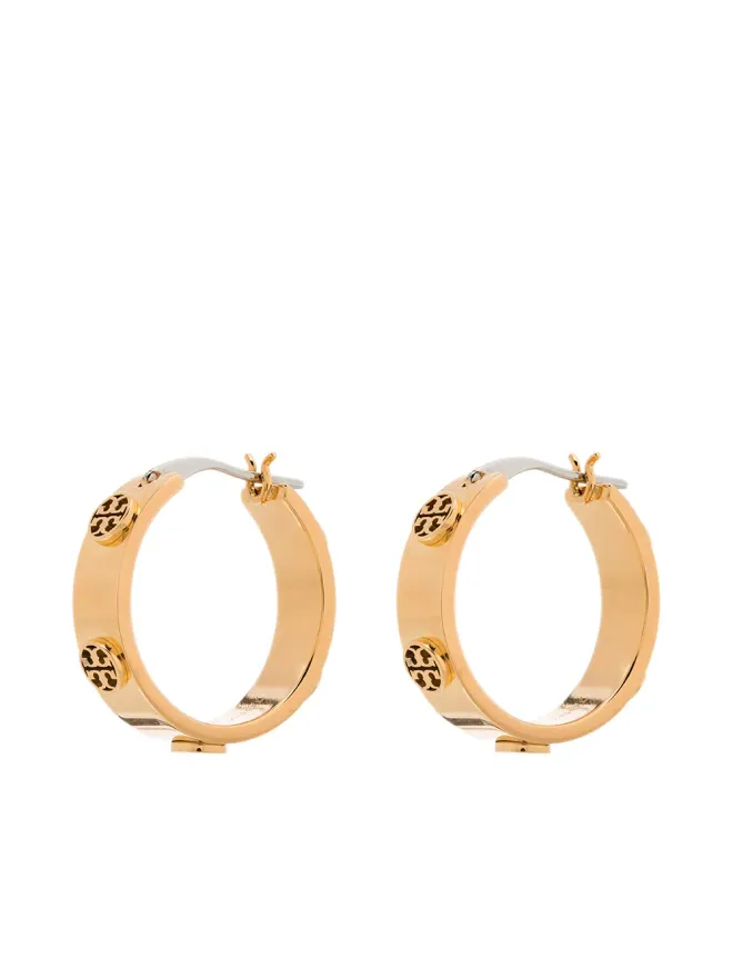 Tory Burch Tory Burch ミラー フープピアス - ゴールドの商品画像