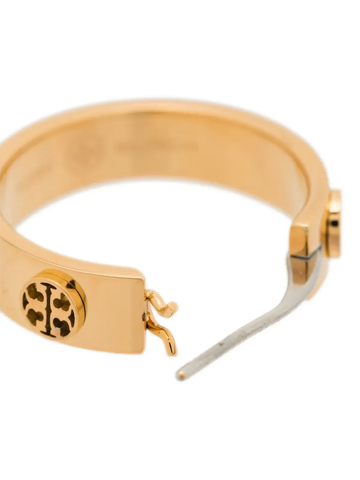 Tory Burch ミラー フープピアス - ゴールド - 画像4