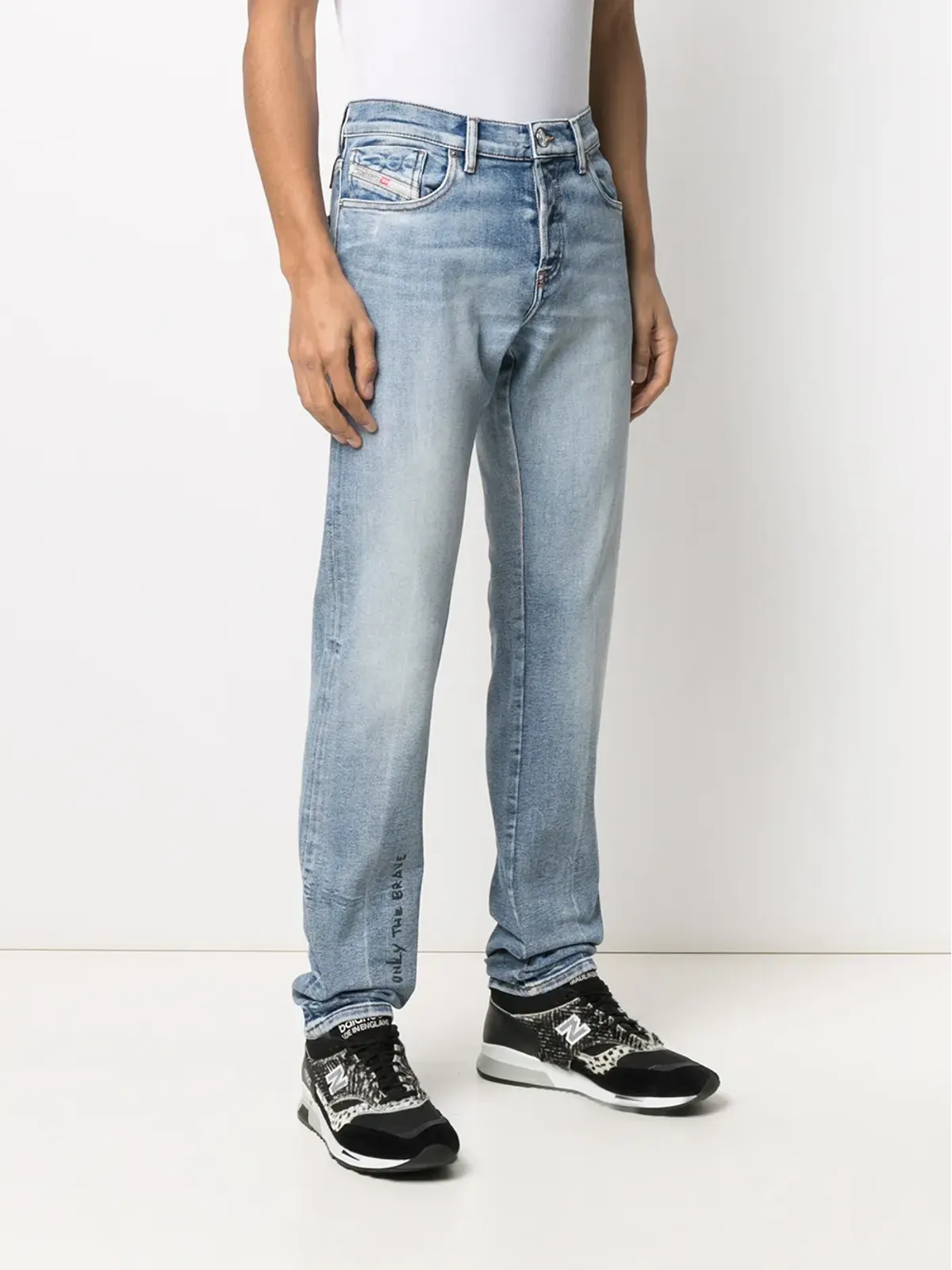 Diesel ストレートレッグ ライトウォッシュ ジーンズ - 画像3