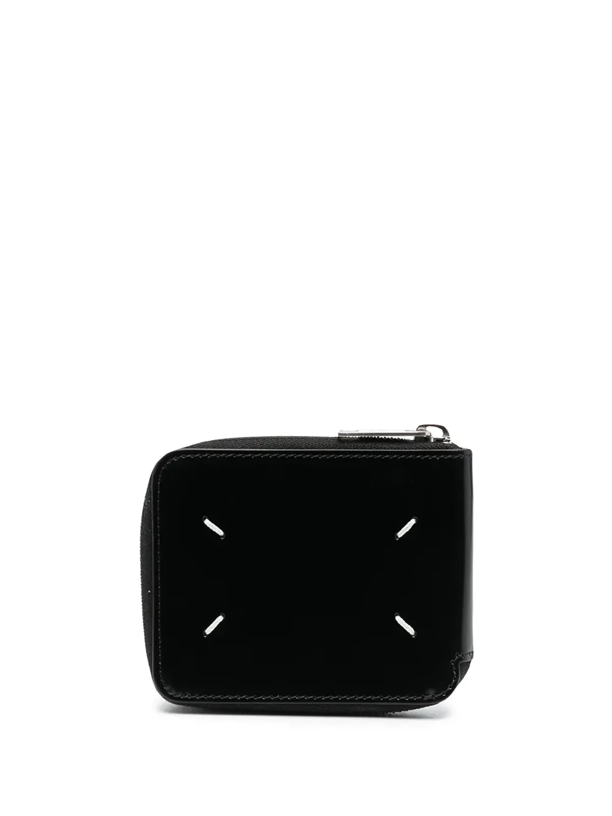 Maison Margiela ジップアップ ロゴプリント ウォレット - 画像2