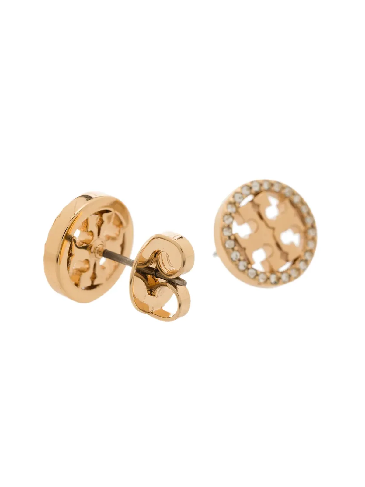 Tory Burch ミラー パヴェ スタッド ピアス - 画像4