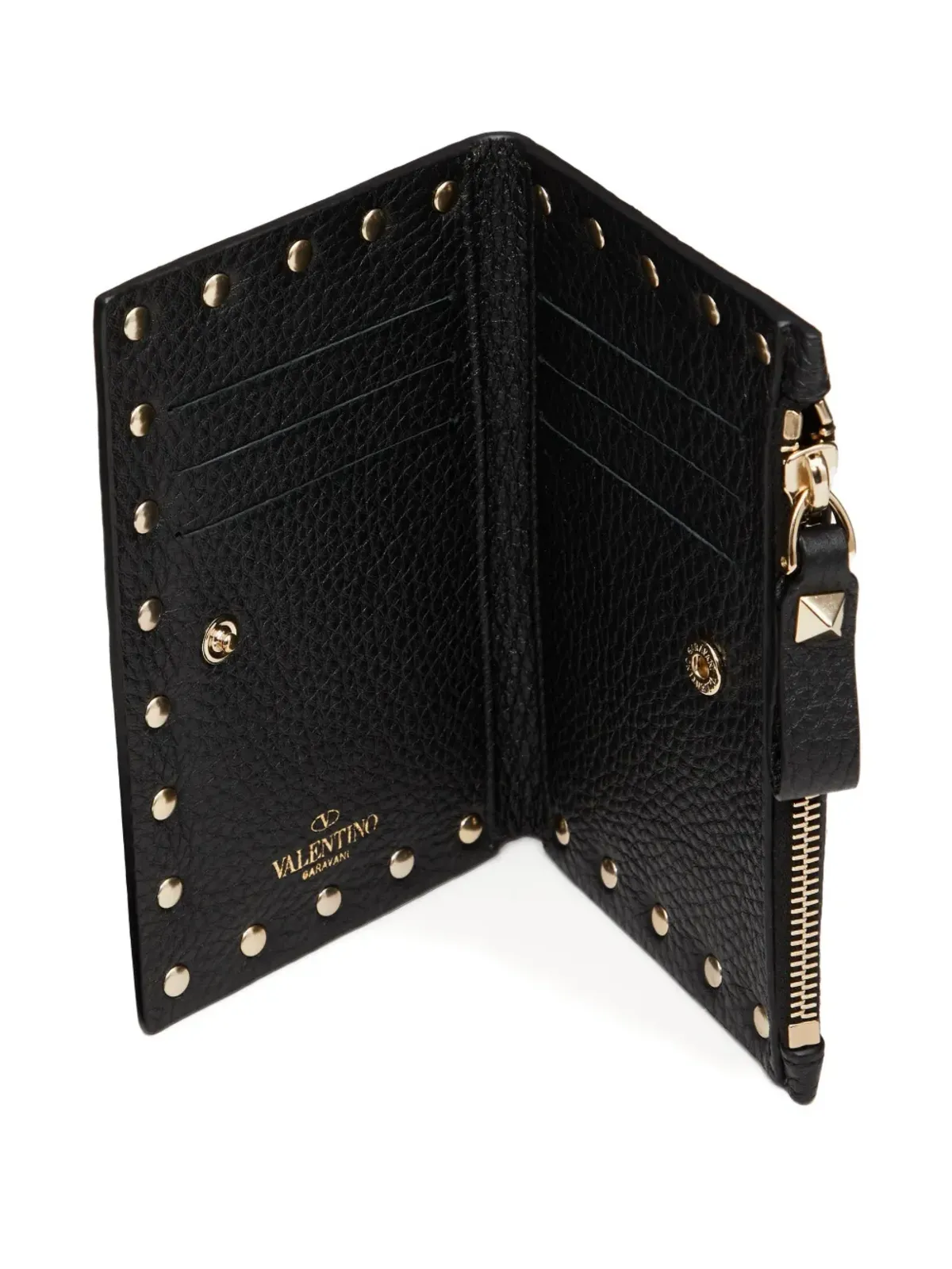 Valentino Garavani ロックスタッズ ジップウォレット - 画像4