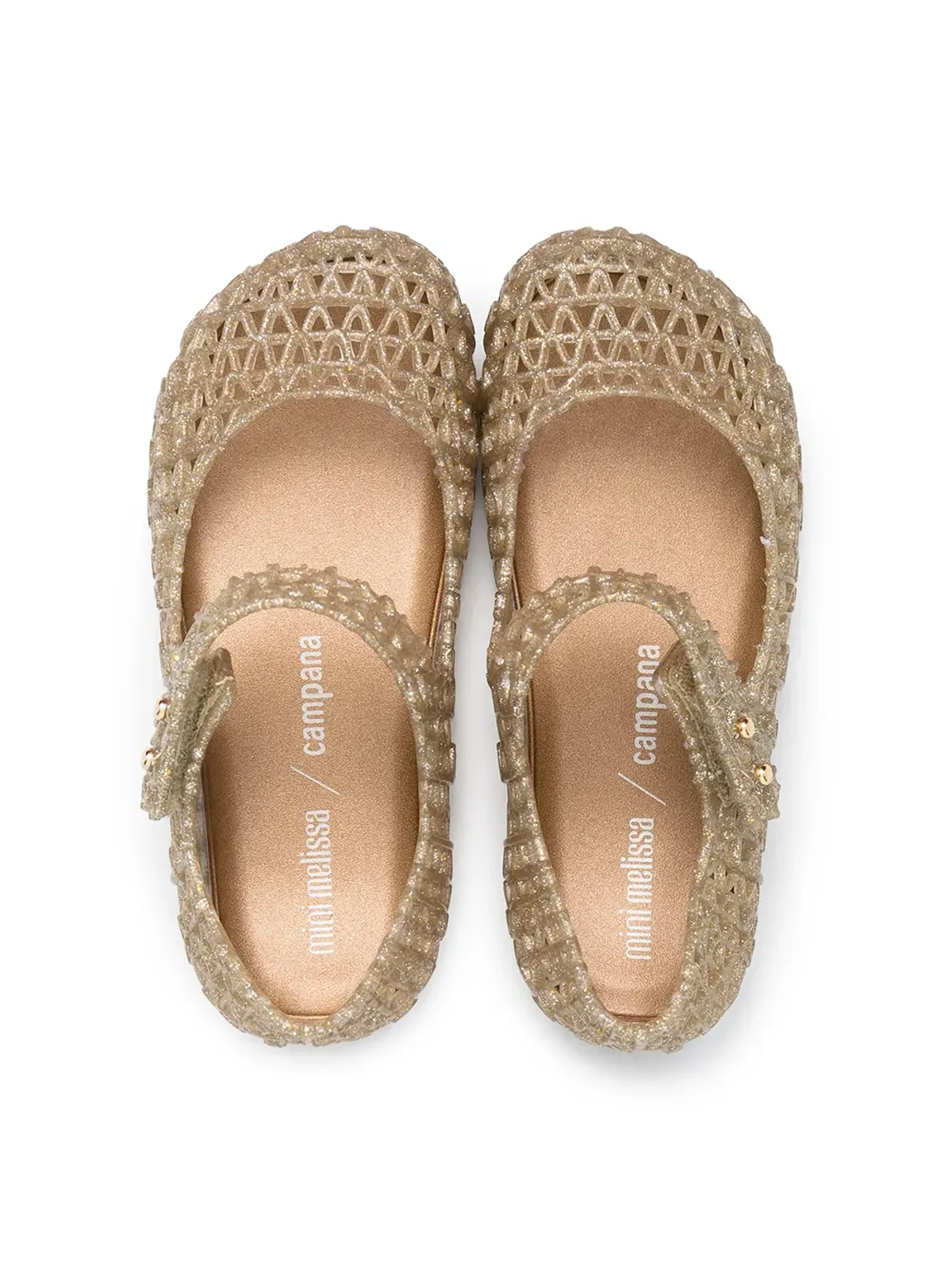 Mini Melissa カットアウトデザイン バレリーナシューズ - 画像3