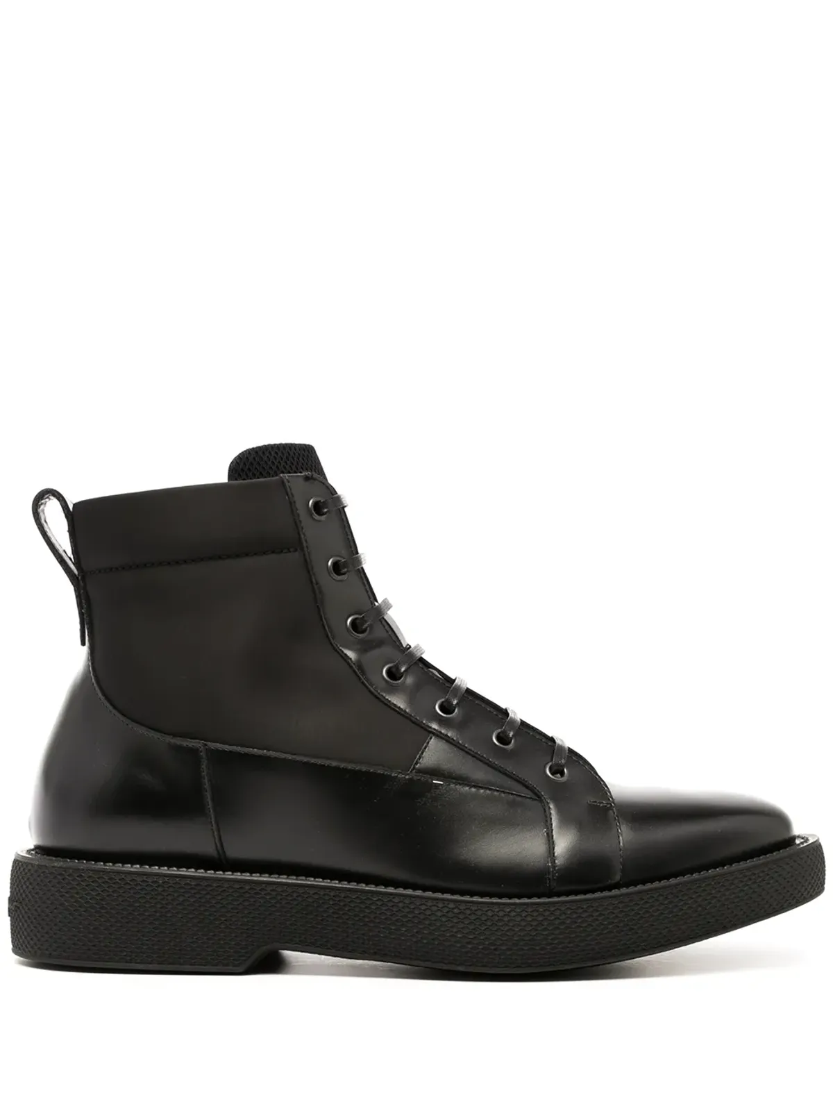 Ferragamo ポール レースアップ バイカーブーツ - 画像1