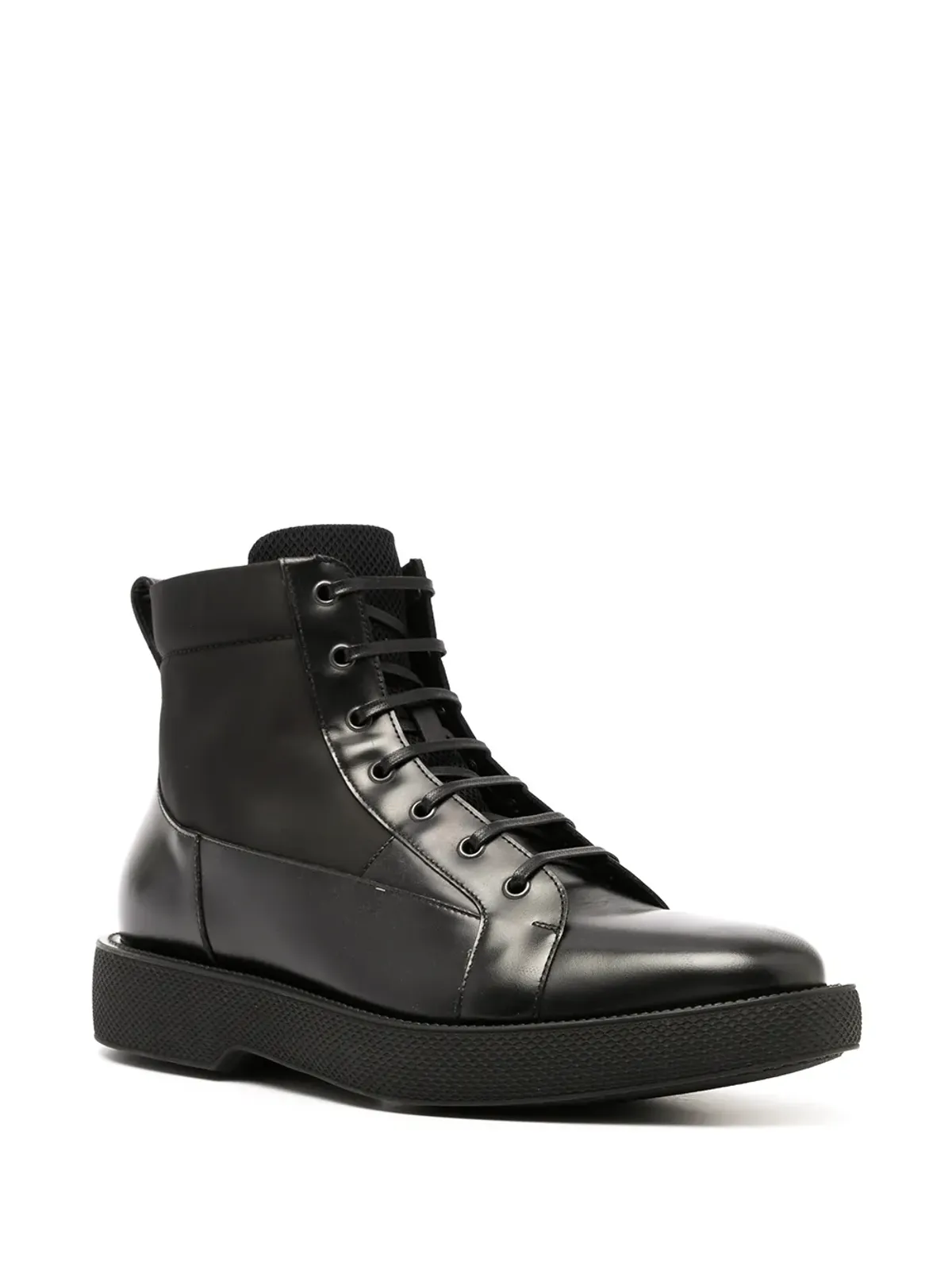 Ferragamo ポール レースアップ バイカーブーツ - 画像2