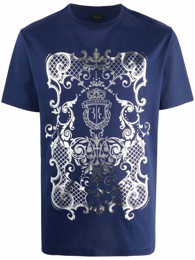 Billionaire Billionaire バロックプリント Tシャツの商品画像