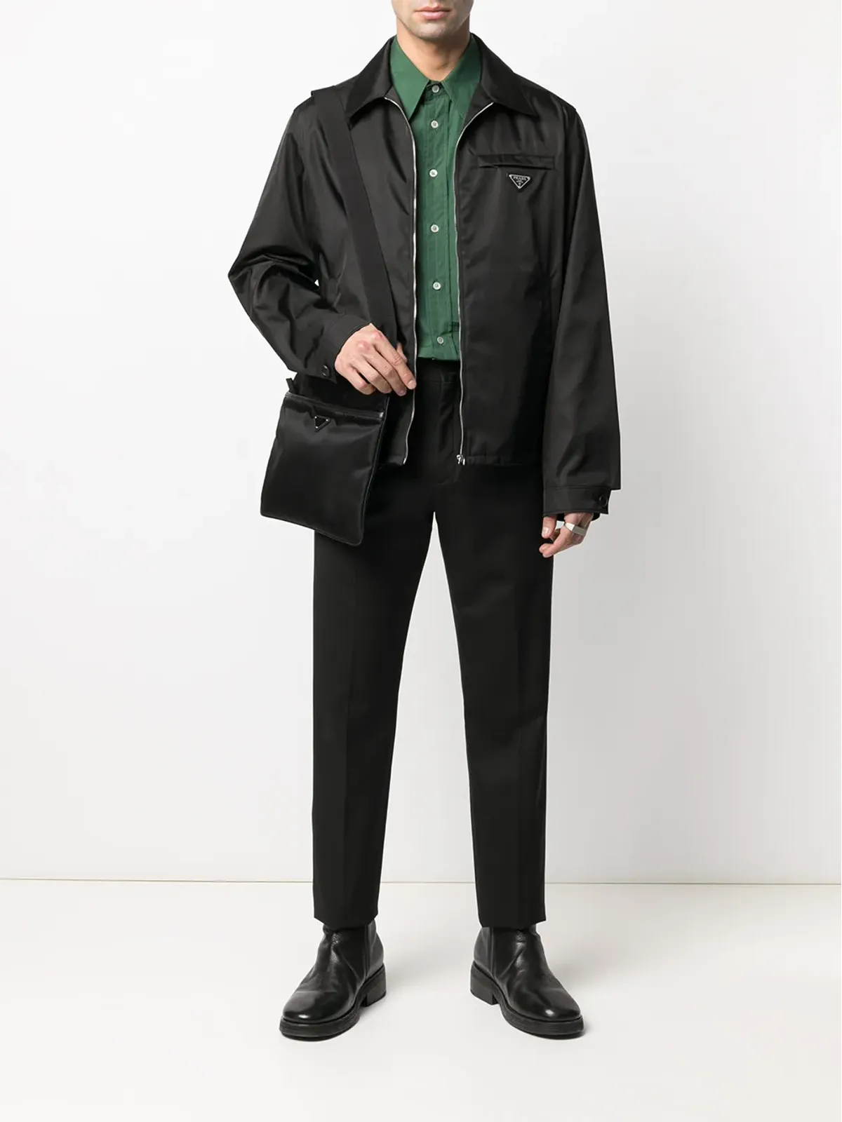 Prada Re-Nylon ブルゾンジャケット - 画像2