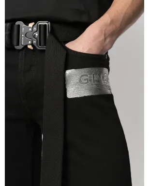 Givenchy ロゴ ブラッシュストローク スリムジーンズ - サムネイル5