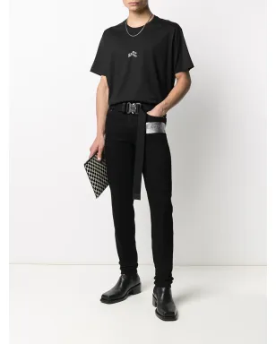 Givenchy ロゴ ブラッシュストローク スリムジーンズ - サムネイル2