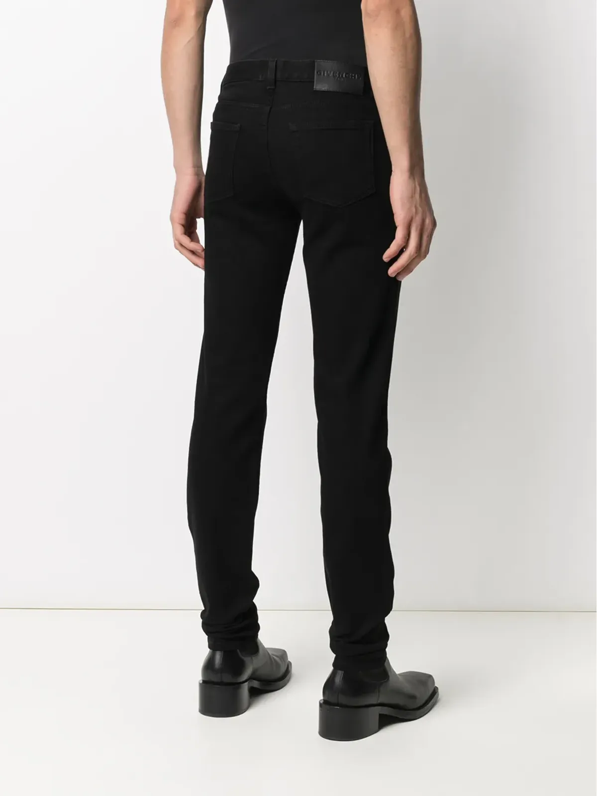 Givenchy ロゴ ブラッシュストローク スリムジーンズ - 画像4