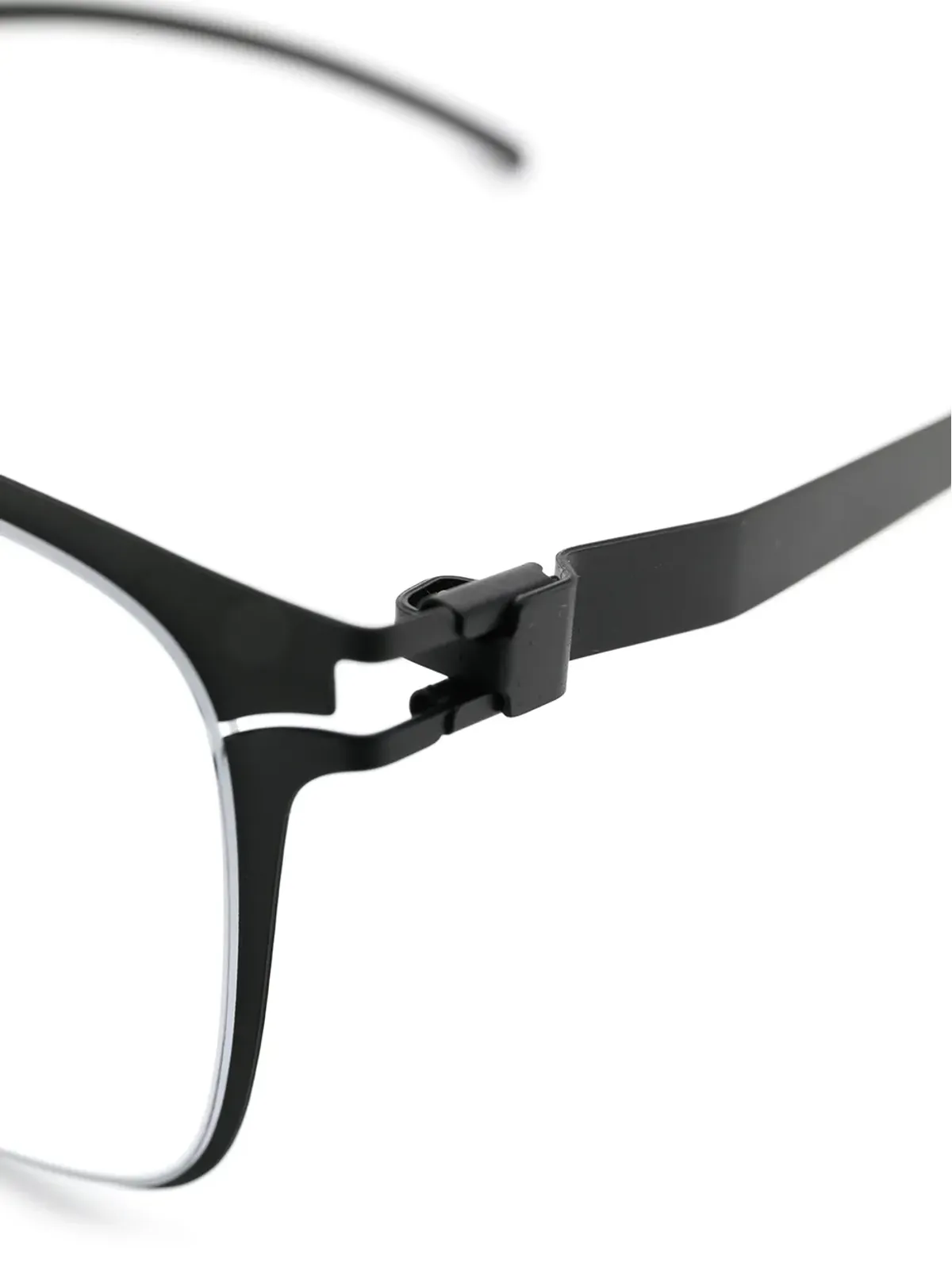 Mykita スクエアフレーム眼鏡 ブラック - 画像3